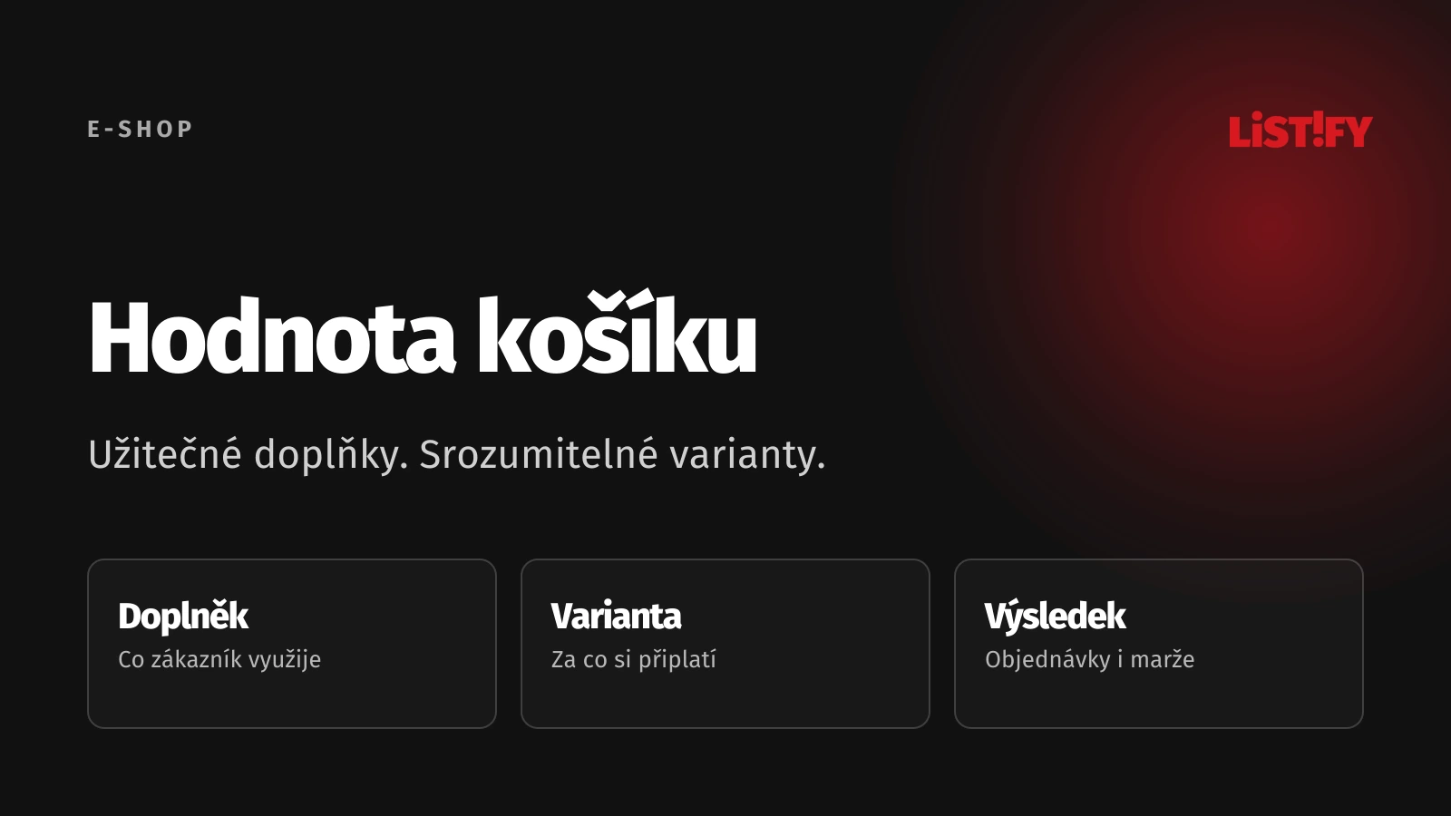 Cross-sell a upsell: Jak zvýšit hodnotu objednávky: přehled rozhodnutí a postupu