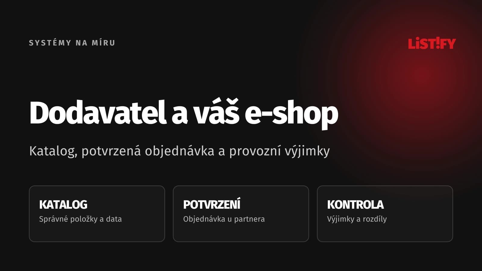 Dropshipping napojení e-shopu na dodavatele od katalogu po zásilku