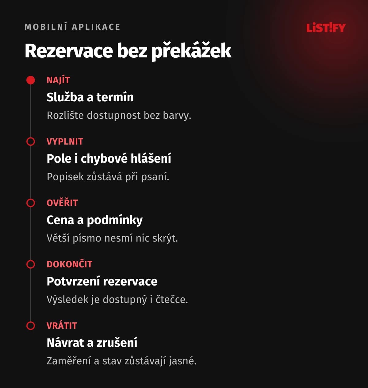 Rezervace bez překážek