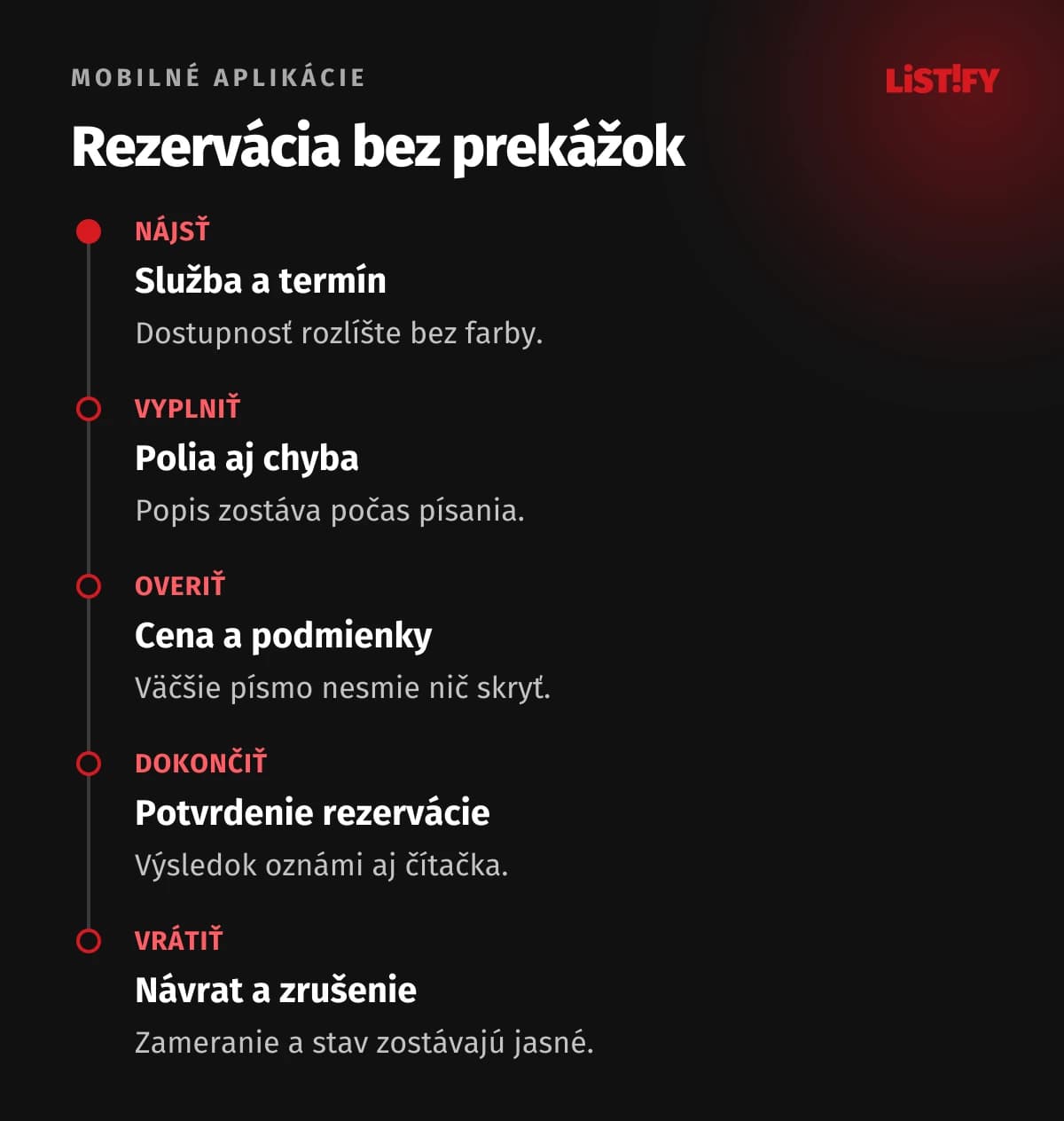 Rezervácia bez prekážok