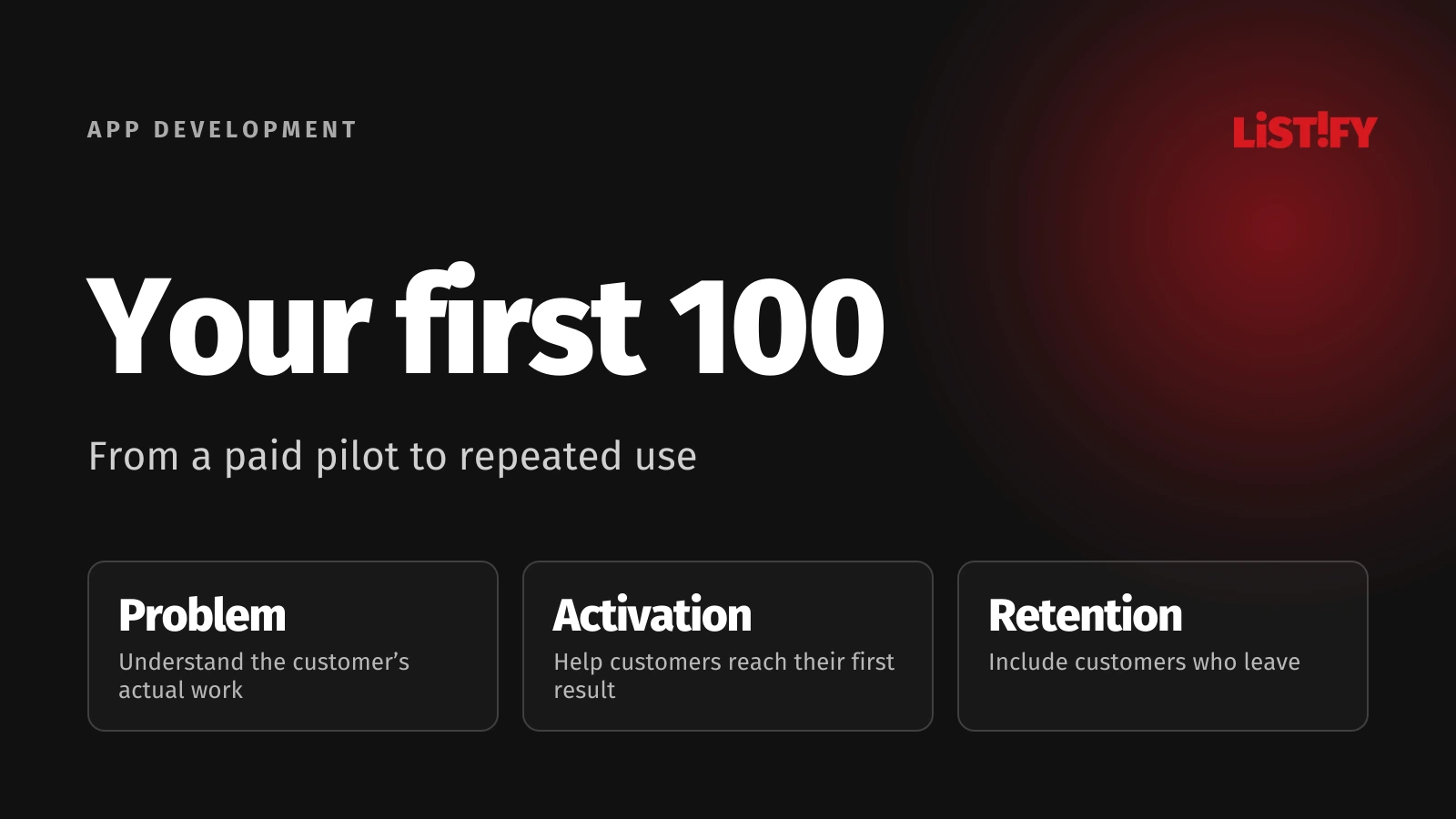 How to build a SaaS product: From an idea to your first 100 paying customers