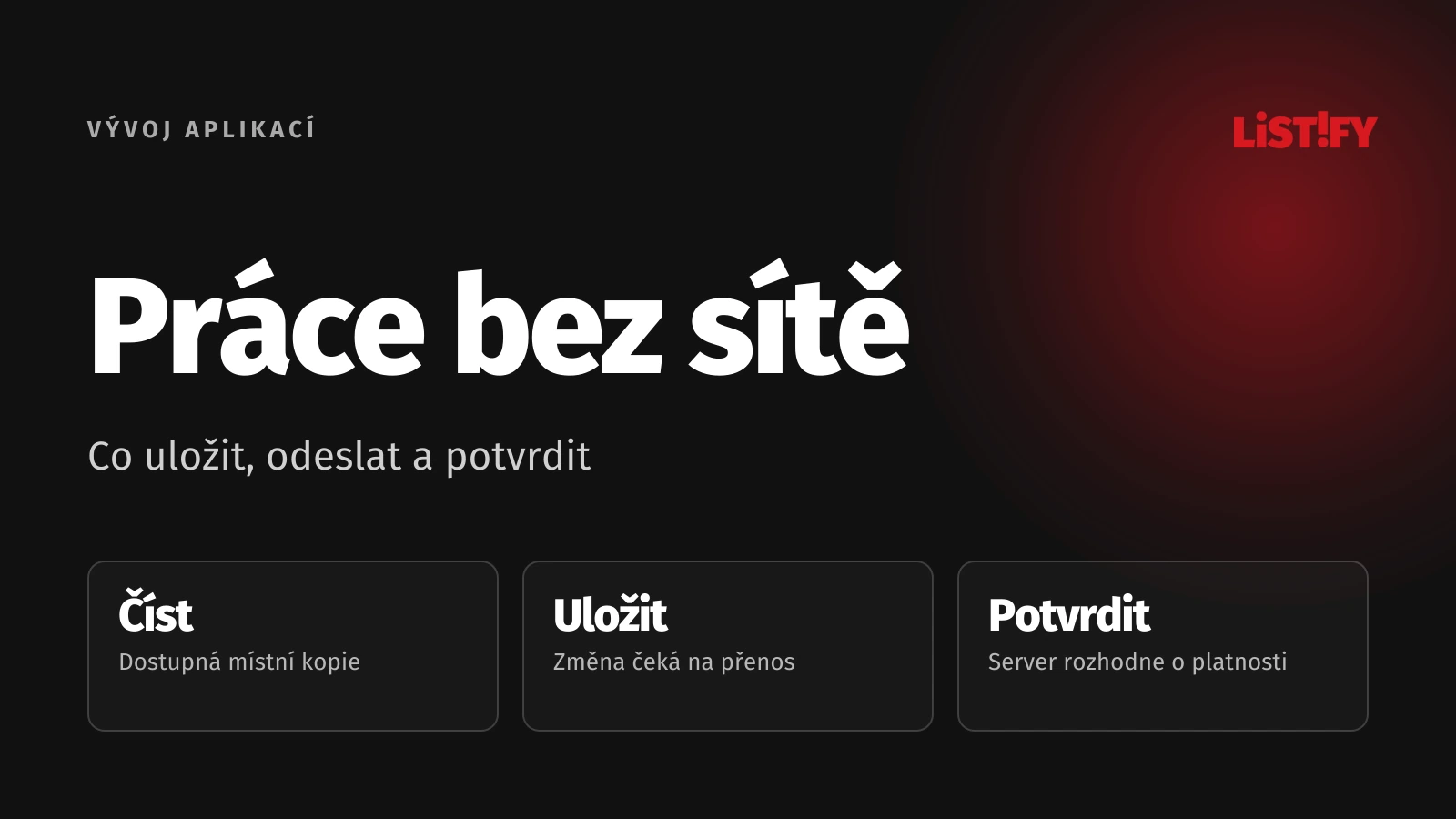 Offline režim v aplikacích: Kdy je nutný a jak řešit synchronizaci