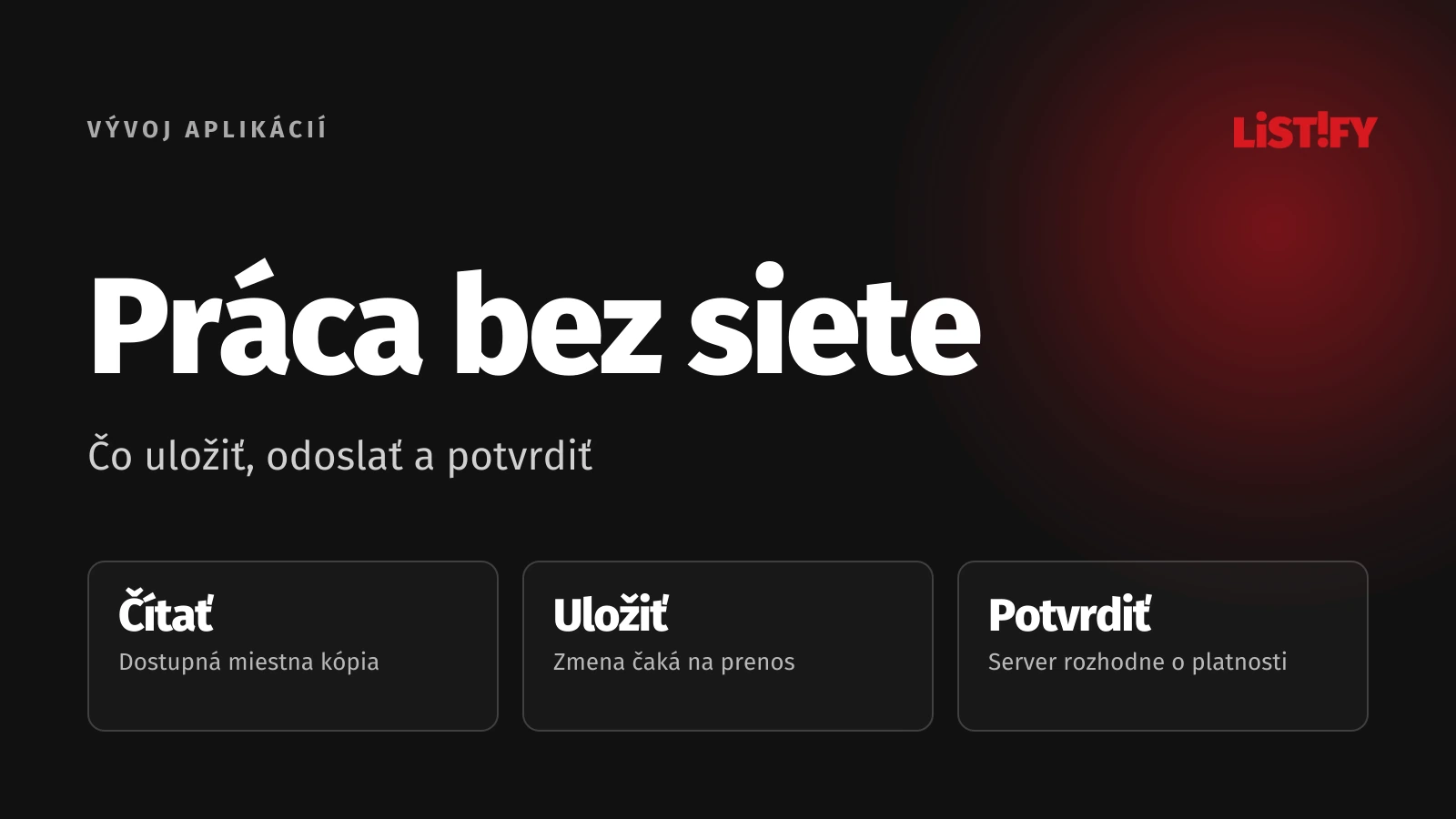 Offline režim v aplikáciách: Kedy je potrebný a ako riešiť synchronizáciu
