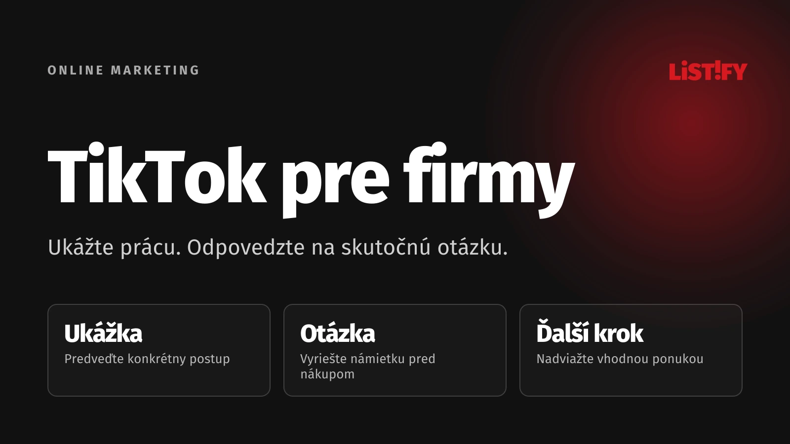 TikTok pre firmy: Čo funguje aj bez tanečných trendov