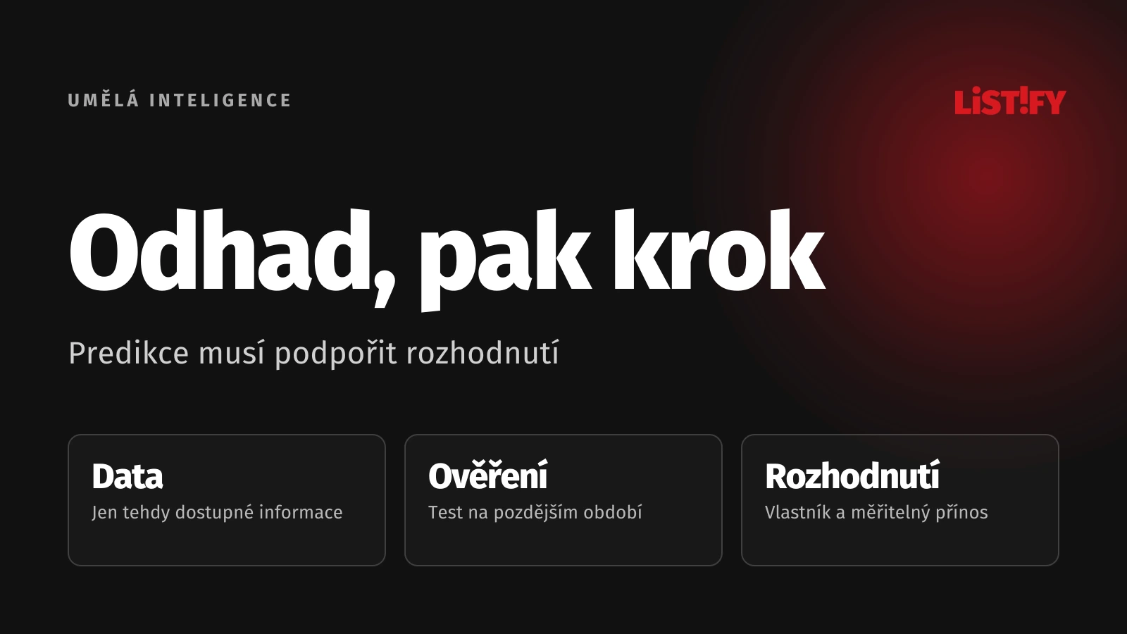 Prediktivní analýza: Jak předvídat chování zákazníků a výkyvy v poptávce