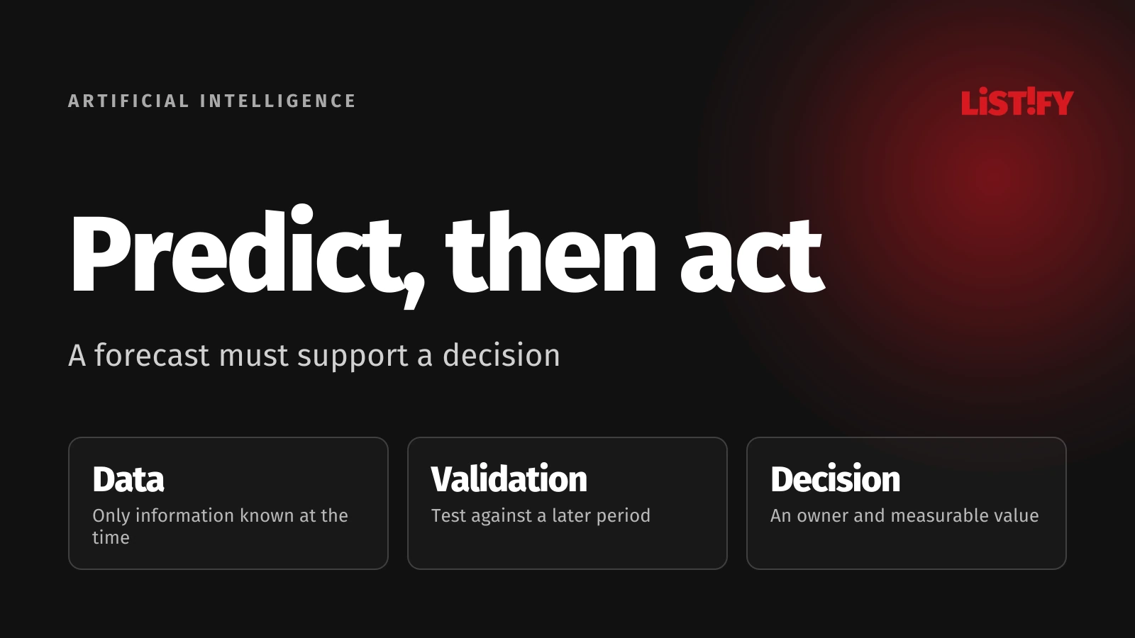 Predictive analytics: Anticipating customer behaviour and demand changes