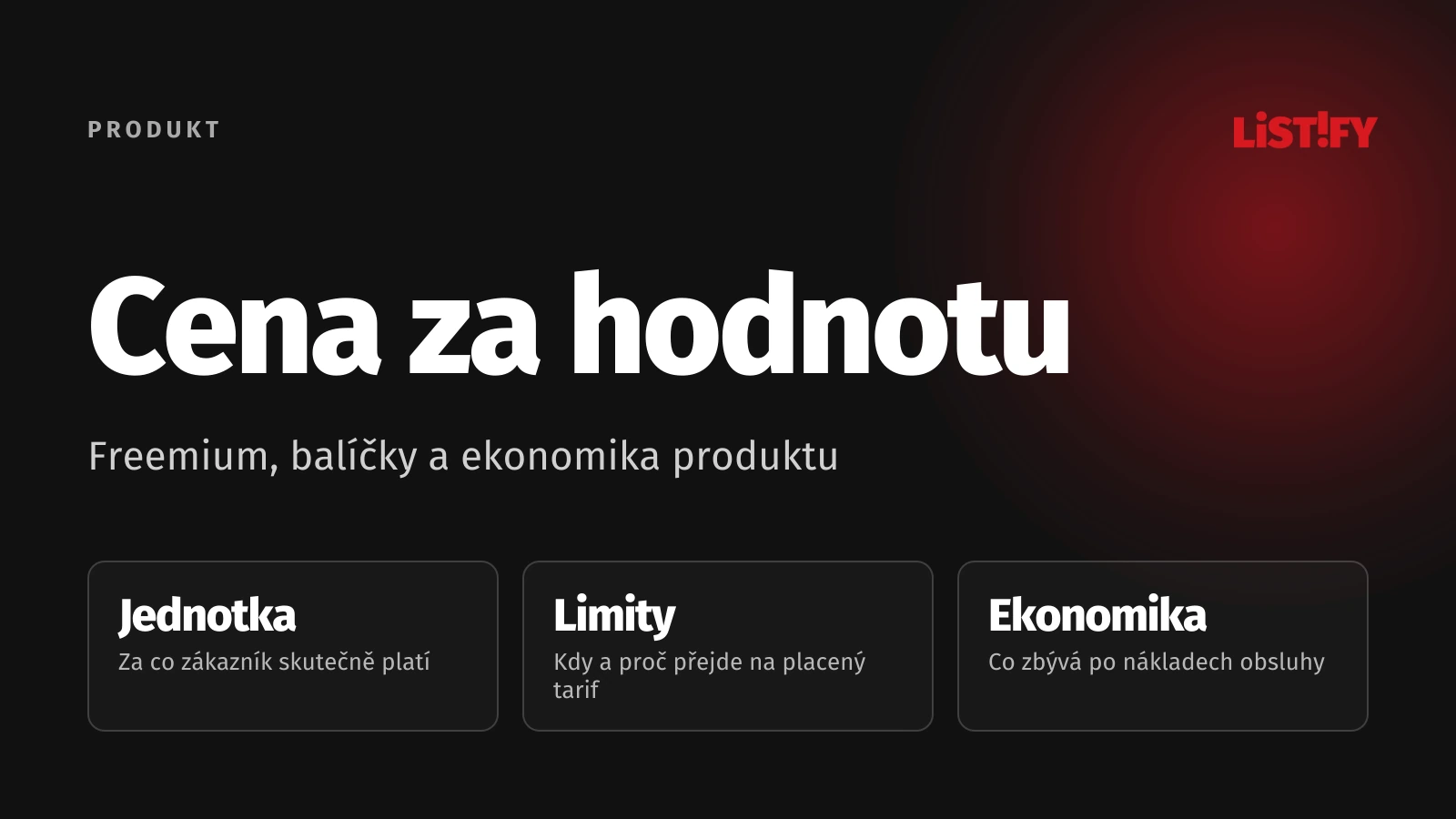 Freemium, pricing a monetizace: Rozhodnutí produktového manažera