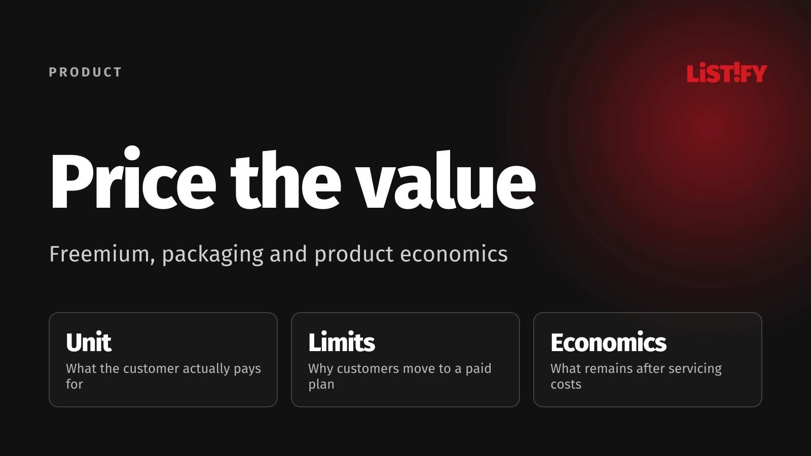 Freemium, pricing and monetisation: A product manager’s decisions