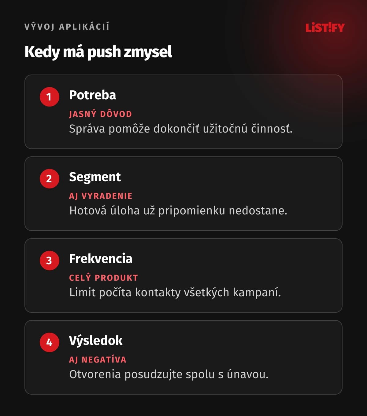 Štyri pravidlá retenčnej kampane: potreba, segment, frekvencia a výsledok